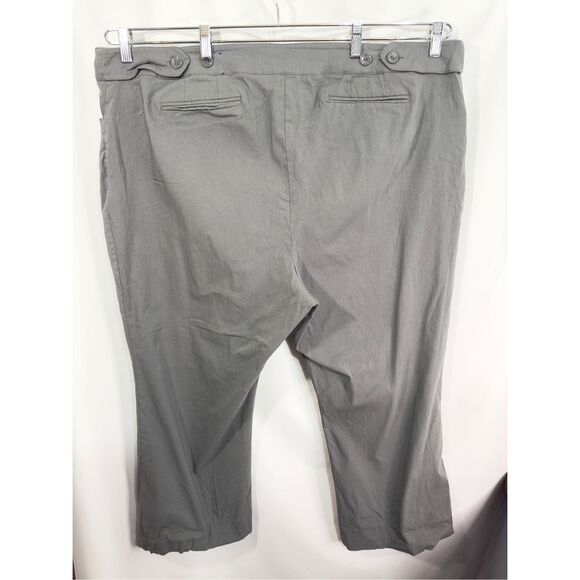 Lane Bryant Plus Size 28 Dress Pants Gray Trousers Straight‎ Career Professional - Picture 2 of 11